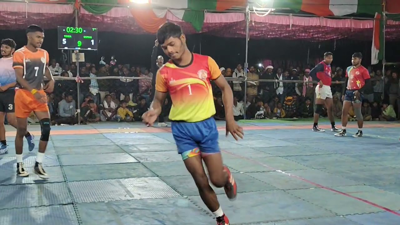 टेंका vs सपनोई ग्रामीण स्तरीय कबड्डी प्रतियोगिता जिला रायगढ़...