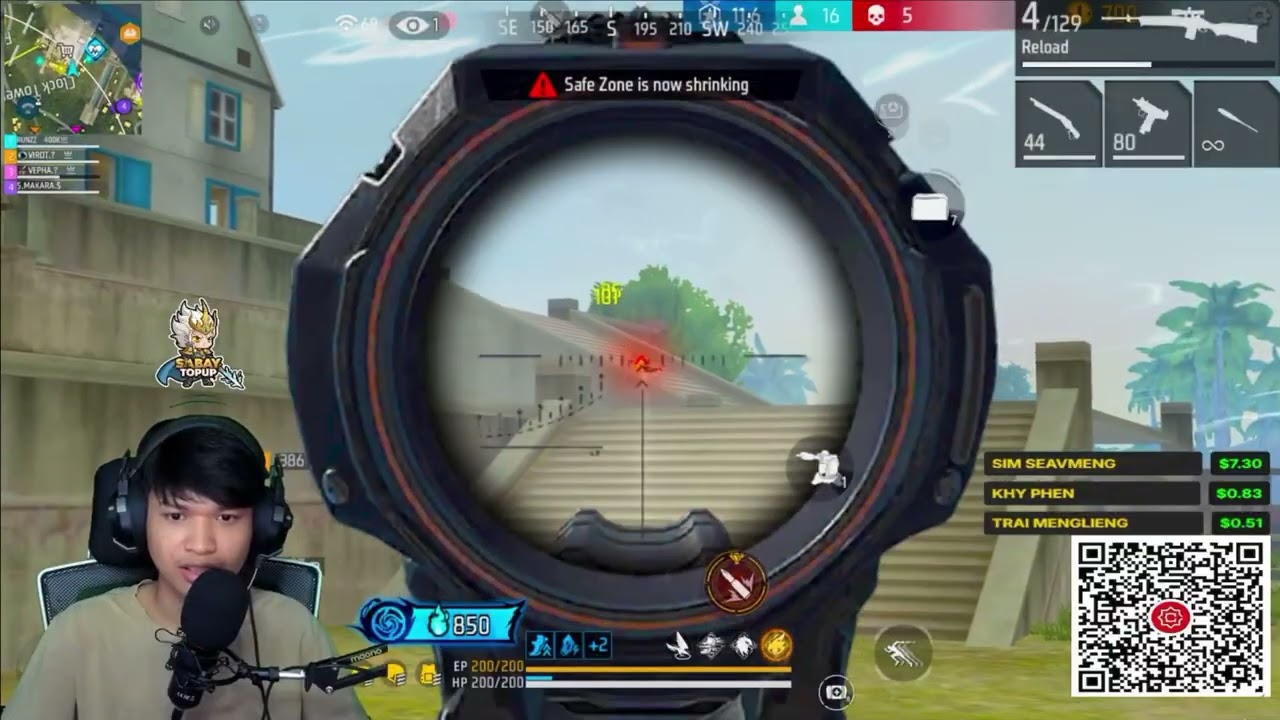 ប្រូរុនធ្វេីMCឲ្យវីរ៉ូត(Virot)😂#freefire 