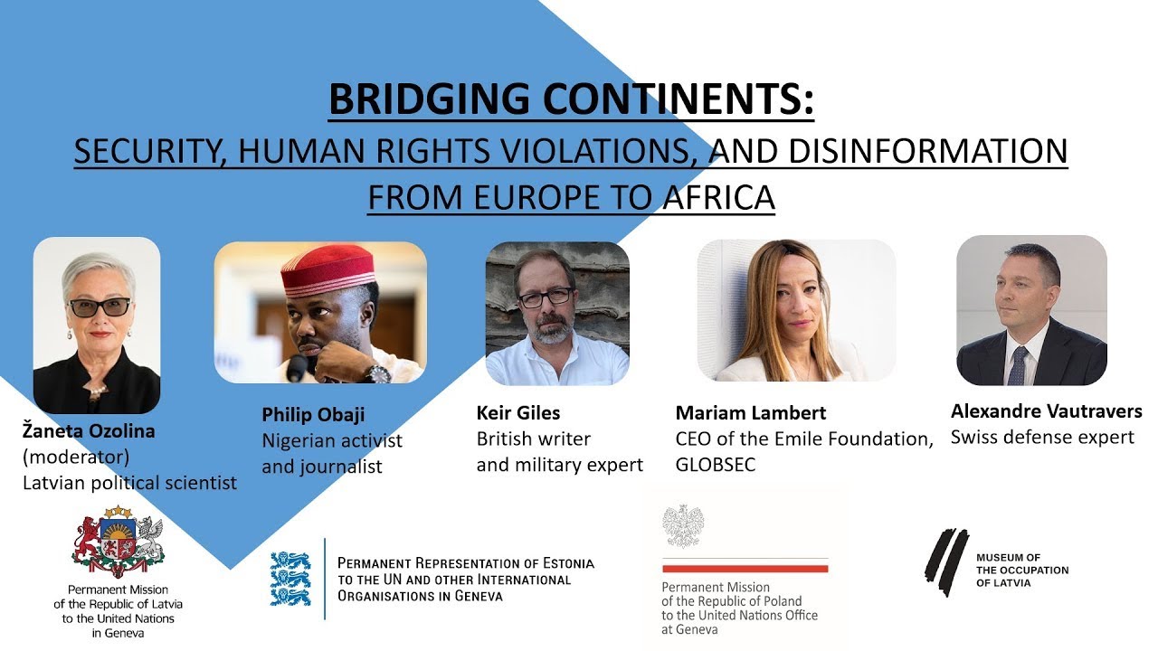 Bridging Continents: Security, Human Rights Violations, and Disinformation from Europe to Africa