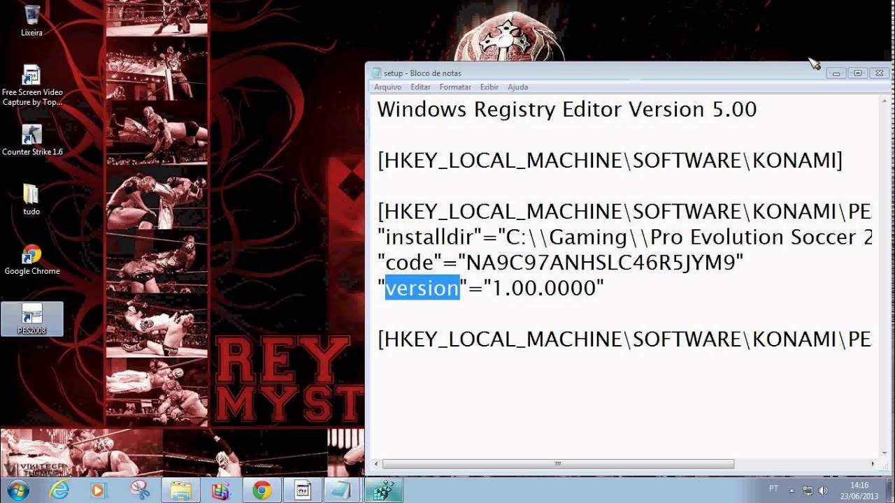 como resolver o erro do pes 2008 nao esta instalado)