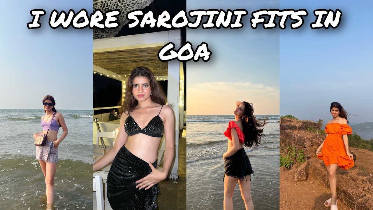 I WORE CHEAP CLOTHES IN GOA ,SAROJININAGAR OUTFITS IN GOA   |Nibha|