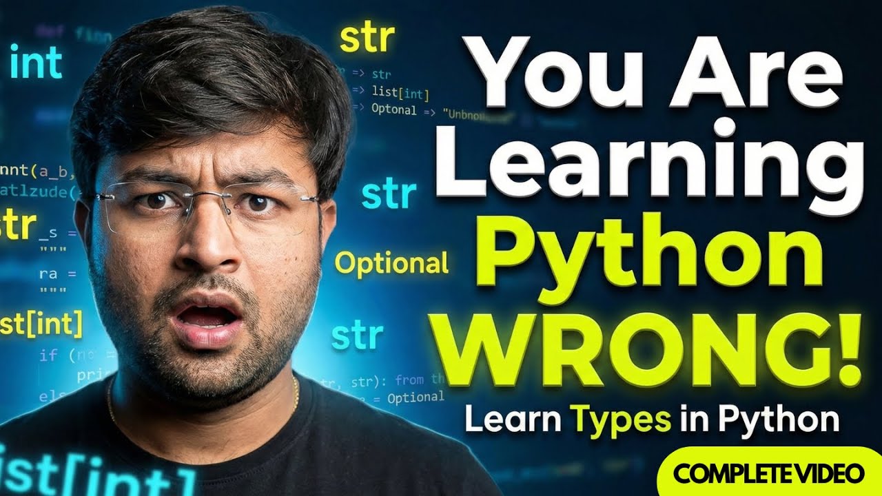 Most Python Developers Ignore This | Python Types & Type Hints Explained