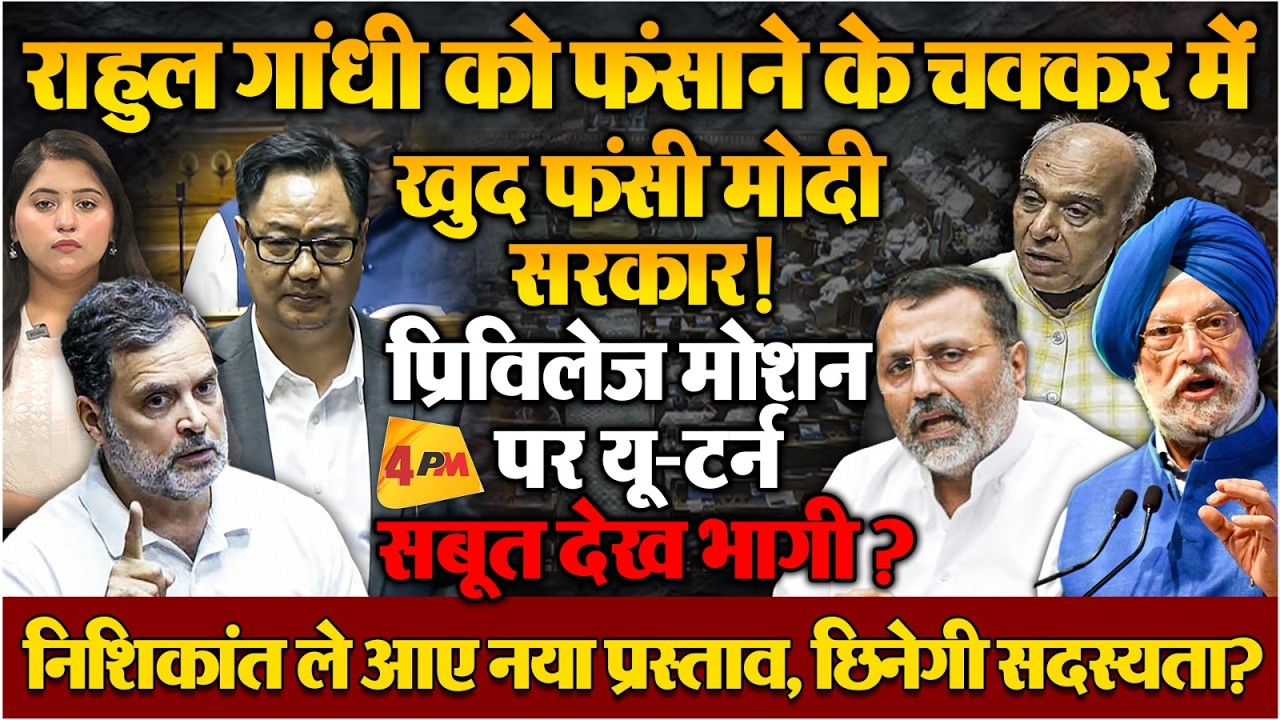 अचानक BJP ने लिया प्रिविलेज मोशन पर यूटर्न, अब नए प्रस्ताव से छीनेंगे राहुल गांधी की सदस्यता!