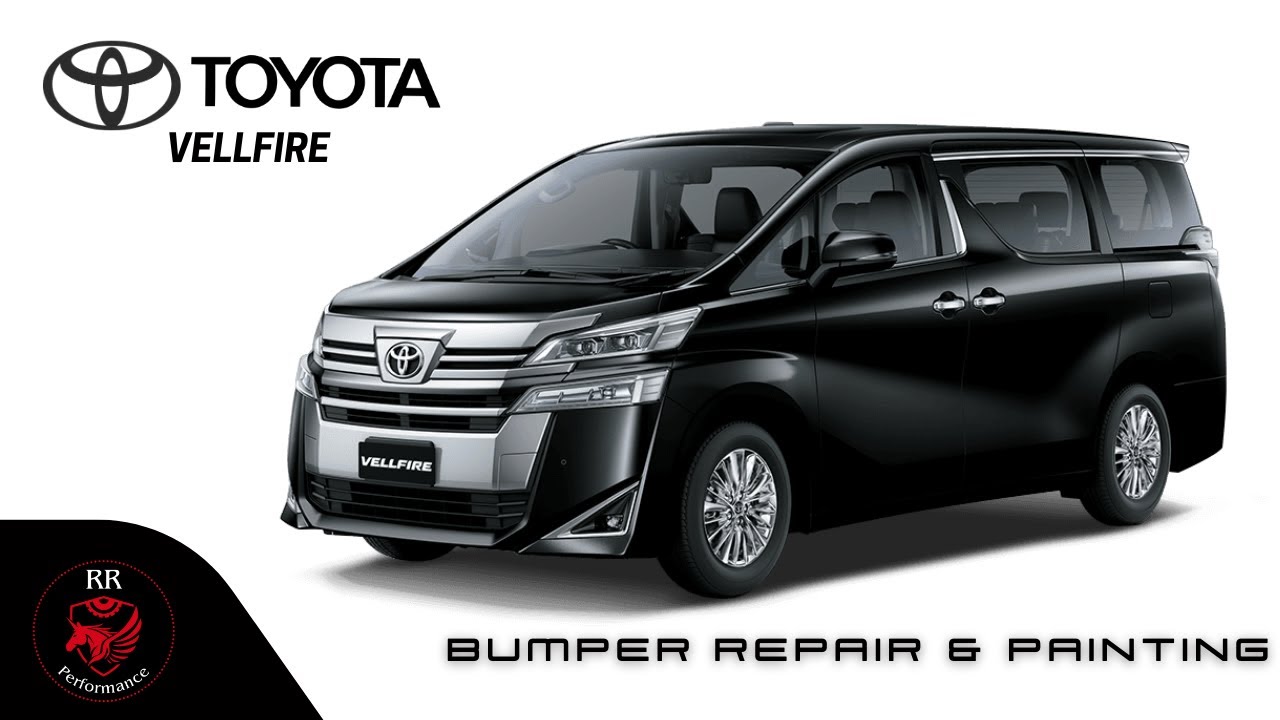 TOYOTA VELLFIRE REAR BUMPER ACCIDENTAL REPAIR | RR PERFORMANCE RACING