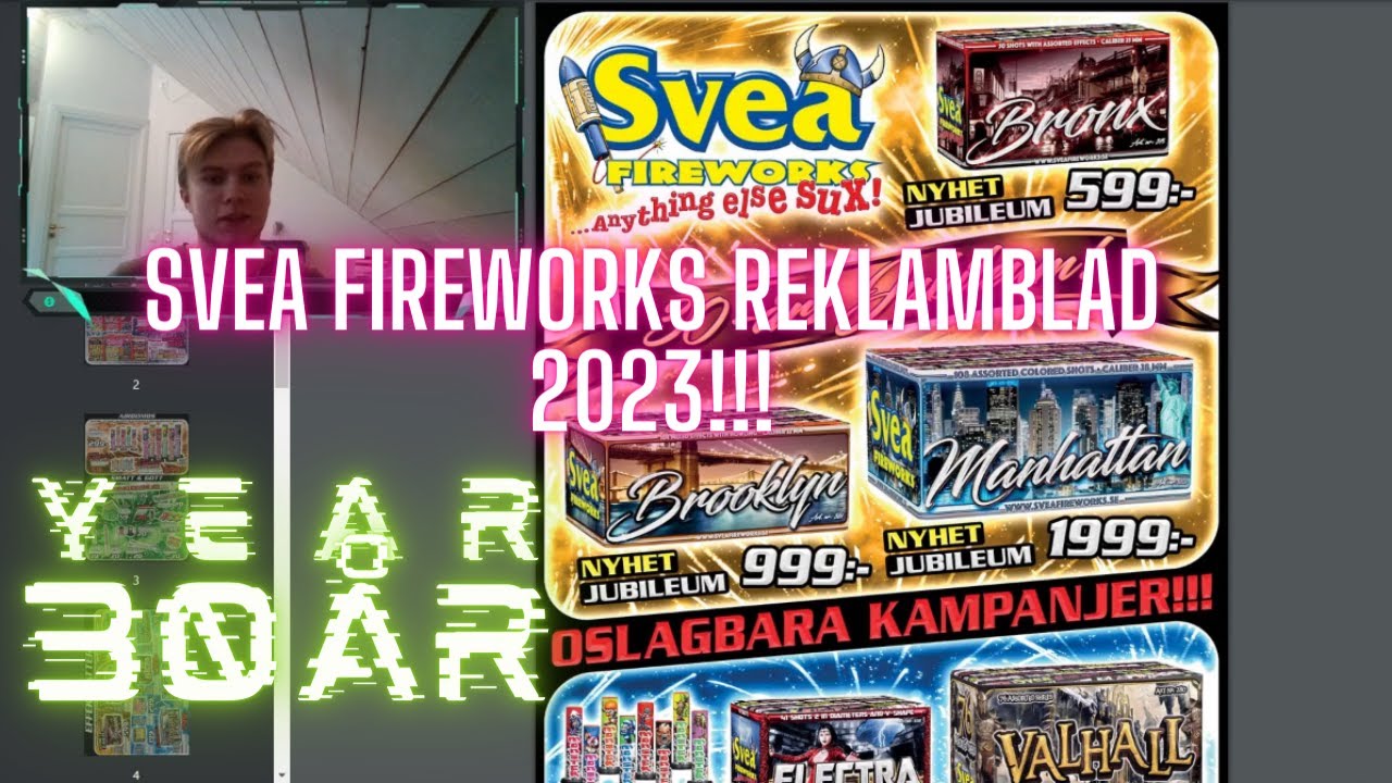 SVEA FIREWORKS REKLAMBLAD 2023!!! (30 ÅR JUBILEUM)