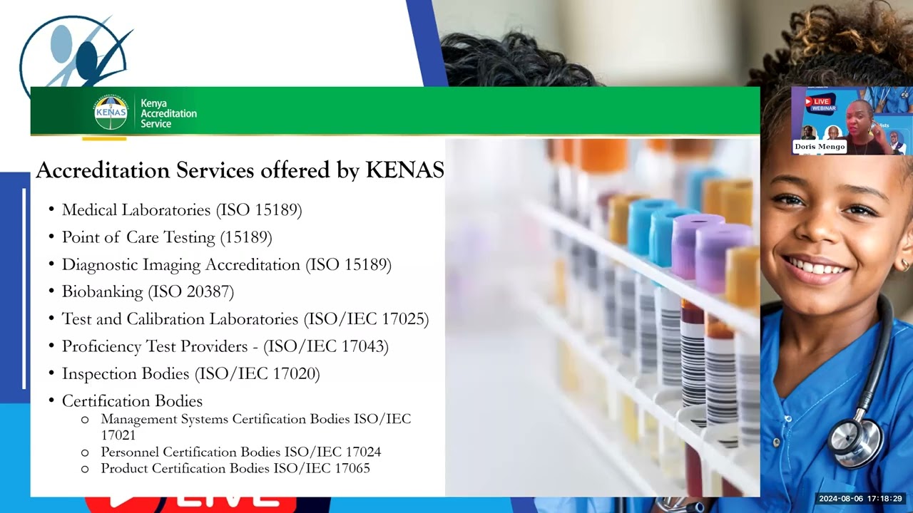 Webinar on Medical Labs Accreditation