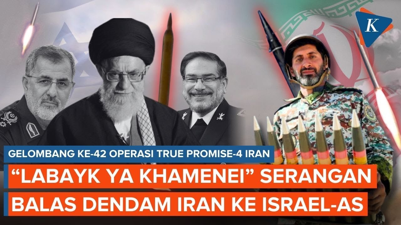 IRGC Luncurkan Serangan Rudal Gelombang ke-42 dengan Seruan 