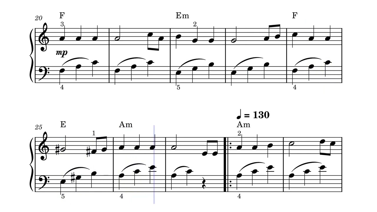 Amsterdam – Jacques Brel 1964 (Sheet music - Partition)