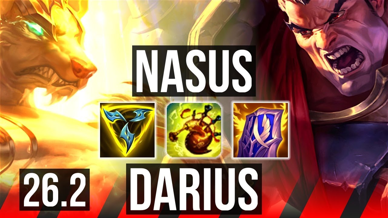 NASUS vs DARIUS (TOP) | EUW Master | 26.2