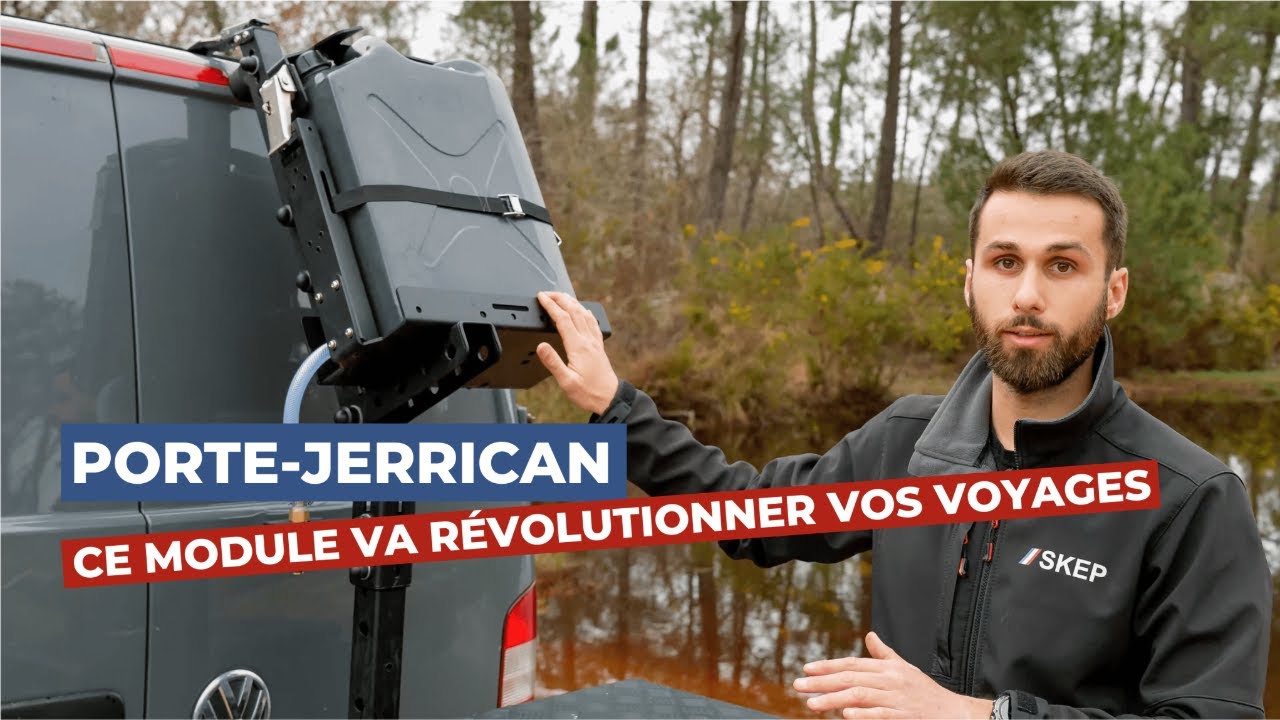Porte-jerrican : emportez de l'eau et du carburant !
