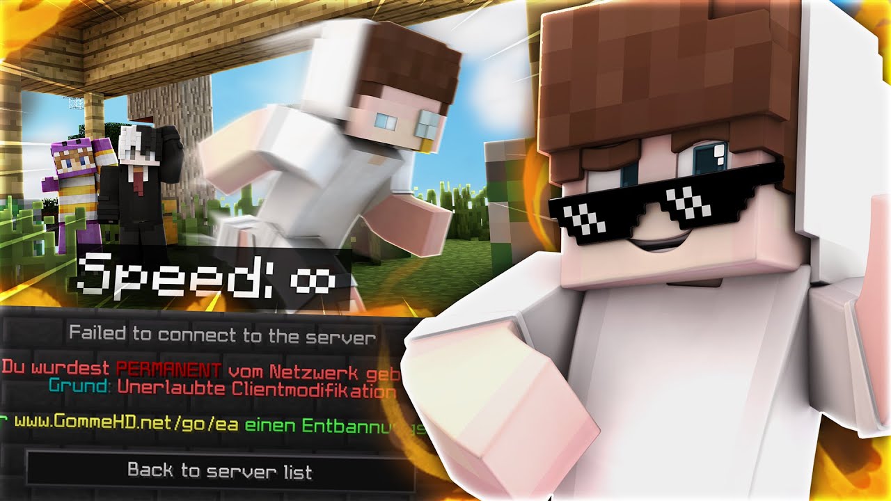 MINECRAFT ABER ICH BIN UNENDLICH SCHNELL