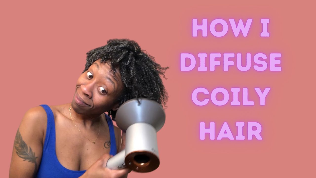 DIFFUSING AND DRYING 4B 4C HAIR //VLOGMAS DAY 11