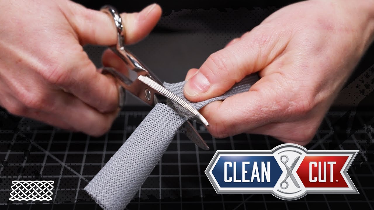 Techflex® Flexo® Clean Cut® | Fray Resistant Sleeving Cuts Cleanly With Scissors