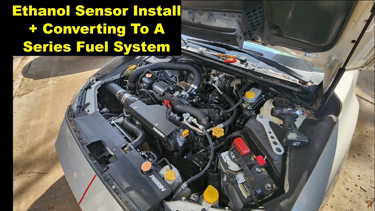 2015 Subaru STi - Ethanol Sensor Install + Series Fuel System