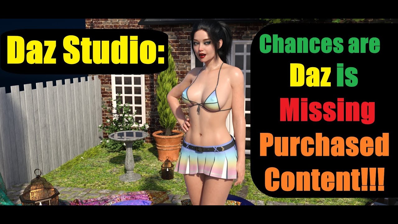 Daz Studio: Вам не хватает контента!