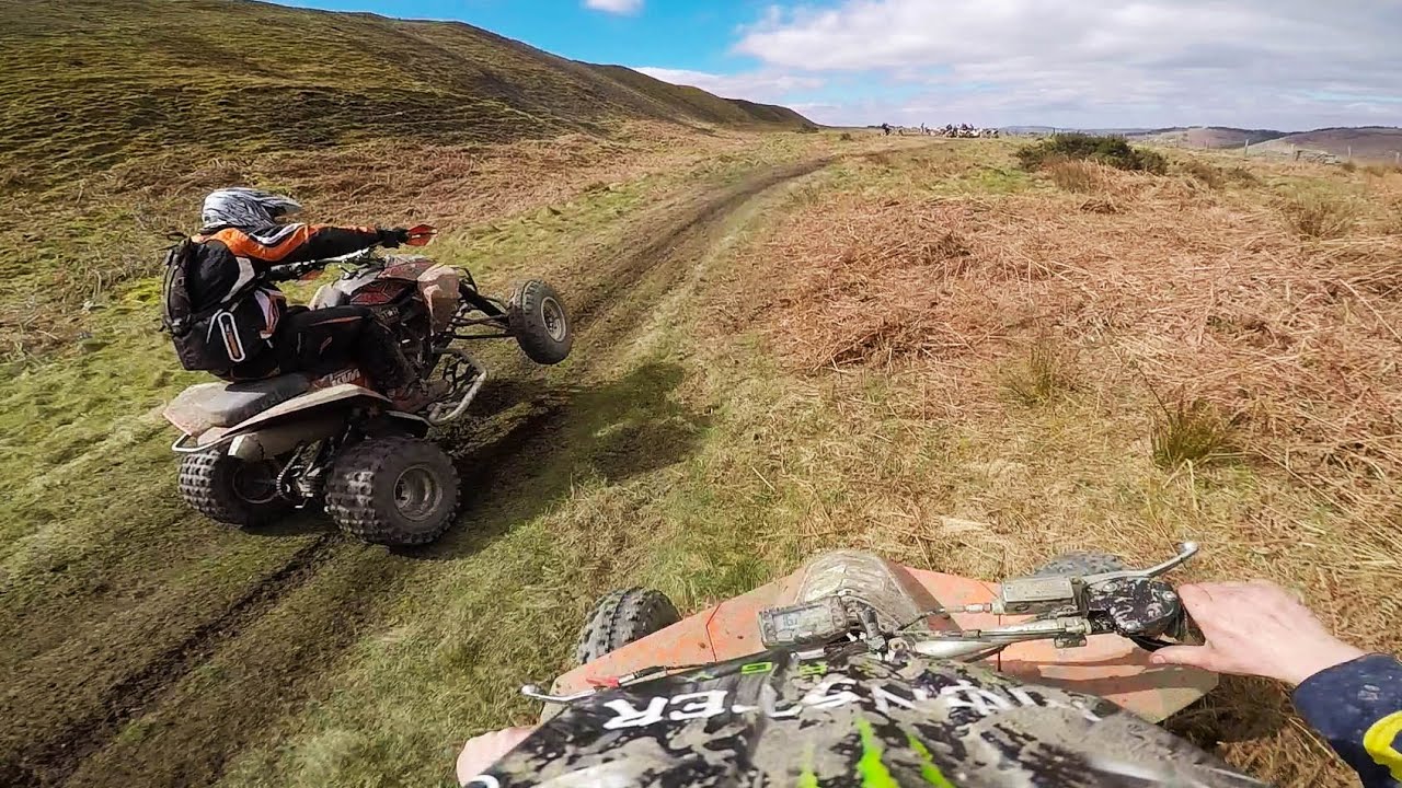 KTM 505 & KTM 525 long trail ride