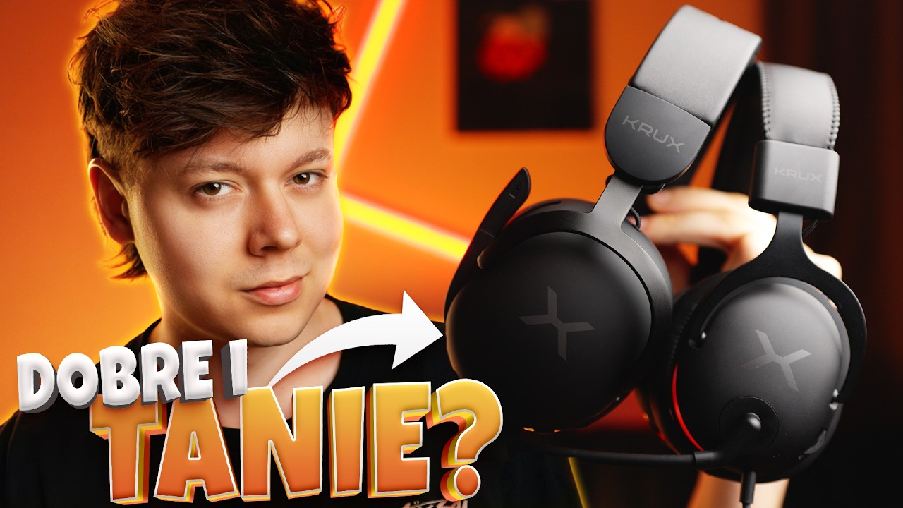 Tanie słuchawki z DOSKONAŁYM MIKROFONEM? (konkurs) 🗿  - KRUX Crave & Crave Pro | Test i recenzja