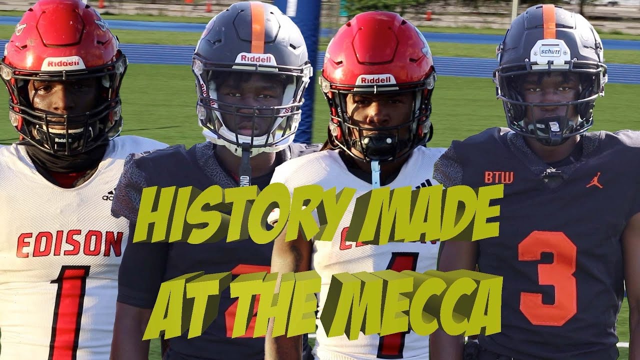 Must 👀 History Has Been Made At The Mecca 😲 Booker T Washington Vs Miami Edison 2021 🔥🏈🌴