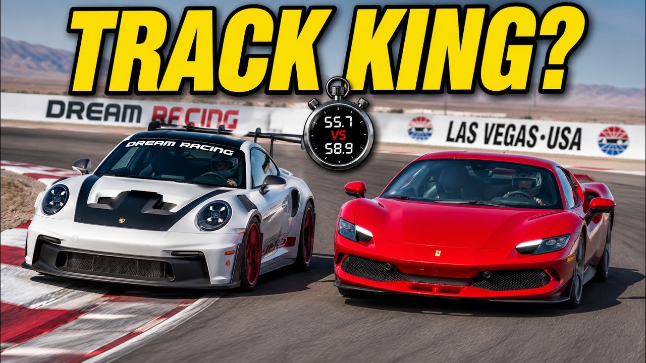 Porsche 911 GT3 RS против Ferrari 296 GTB: КТО ПОБЕДИТ НА ГОНОЧНОЙ ТРАССЕ?