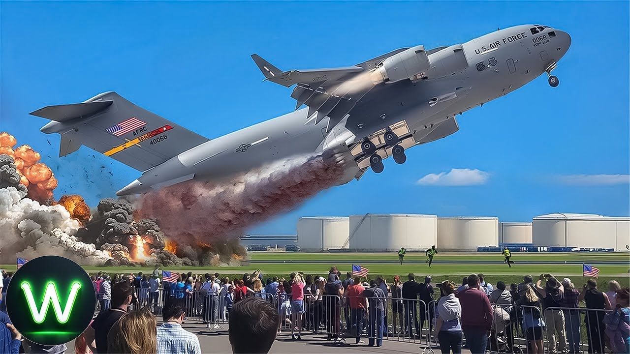 Most Shocking Aviation Moments Caught On Camera - Best Of Month