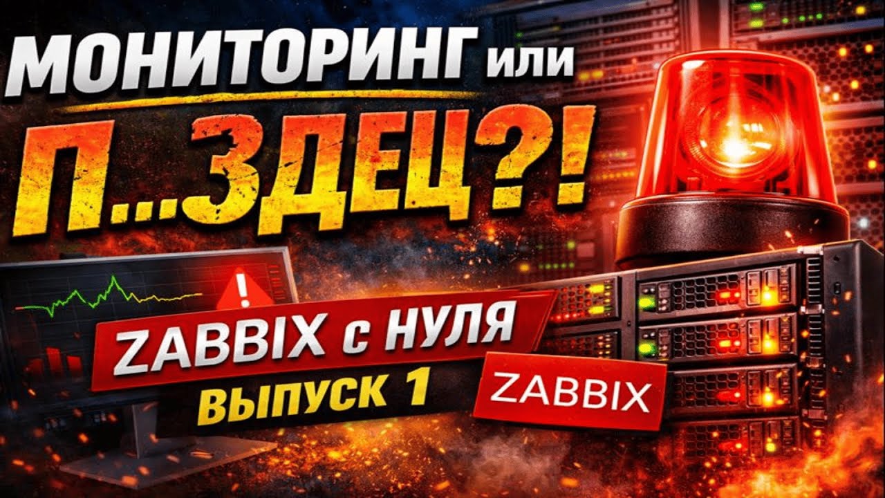 Zabbix с нуля #1 — Если у тебя НЕТ мониторинга, у тебя проблемы