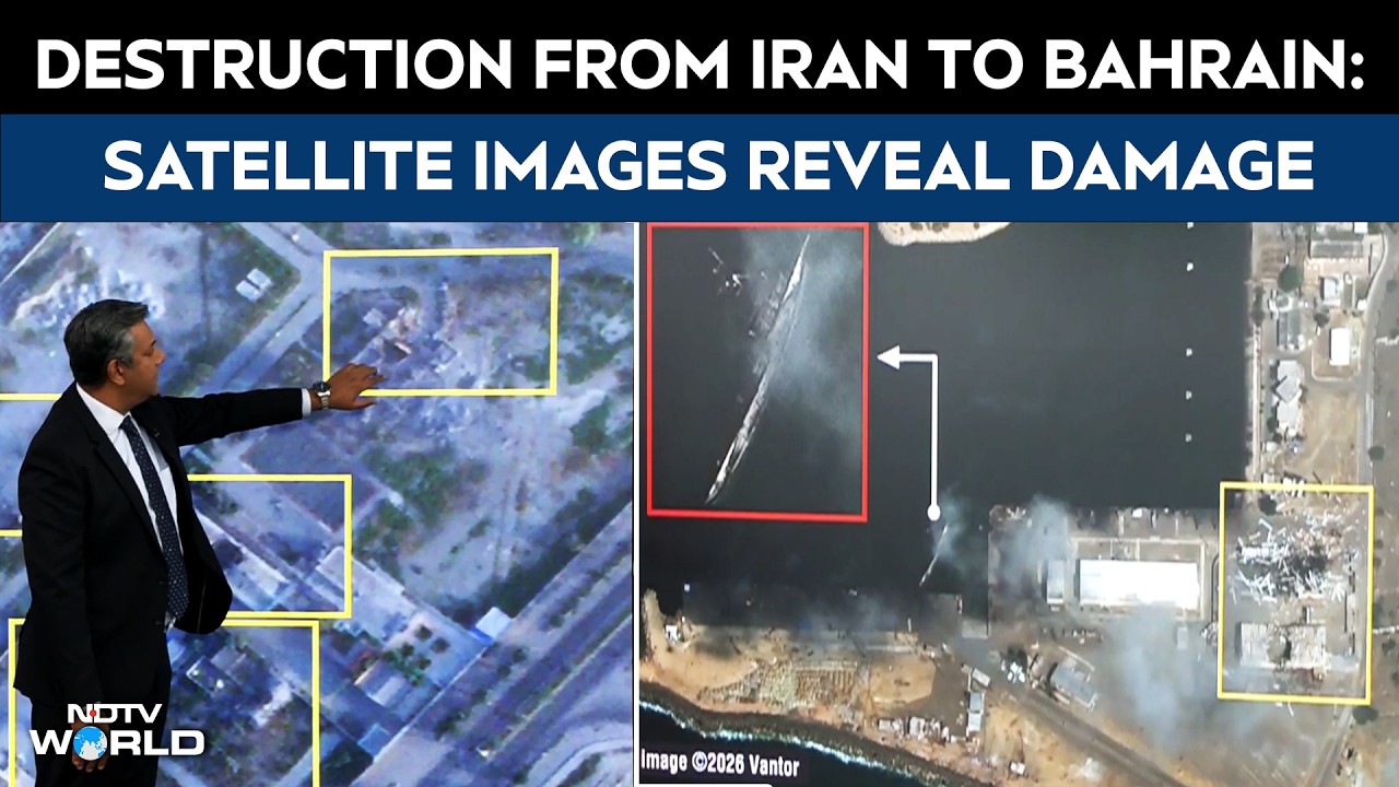 Iran Satellite Images | Destruction From Iran To Bahrain: Satellite Images Reveal Damage