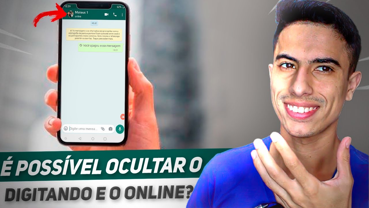 É possível OCULTAR O STATUS  'ONLINE' e o 'DIGITANDO' no WhatsApp? Tire suas dúvidas!