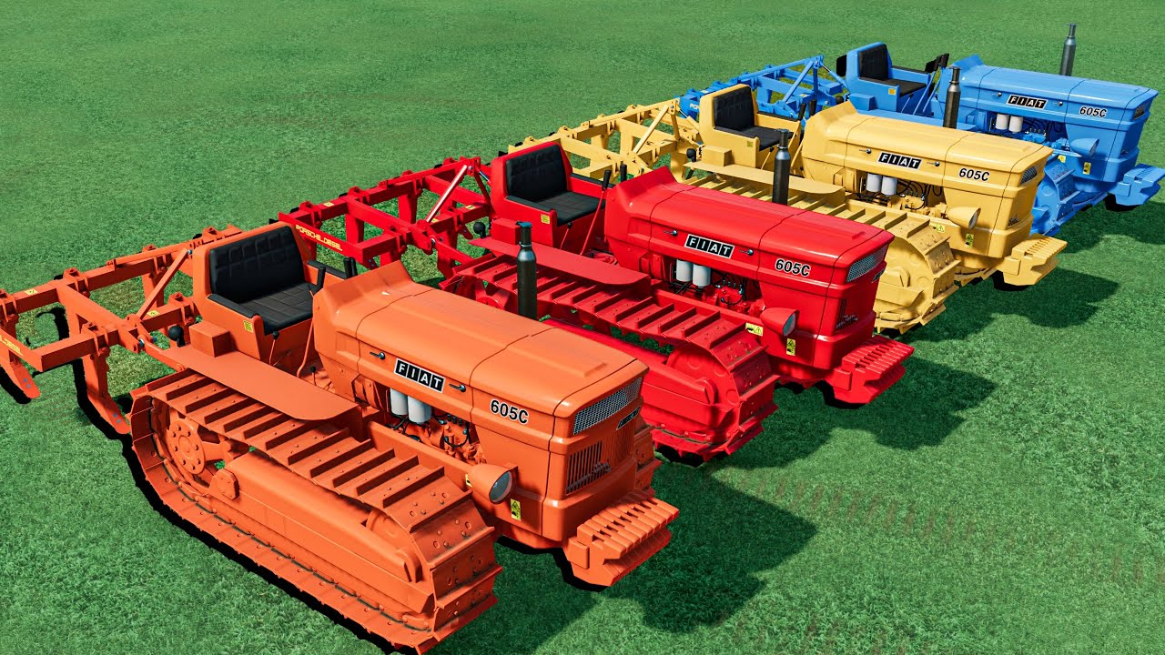 Work with Colors - CULTIVATING Job With Mini Tractor Of Colors | Farming Simulator 22