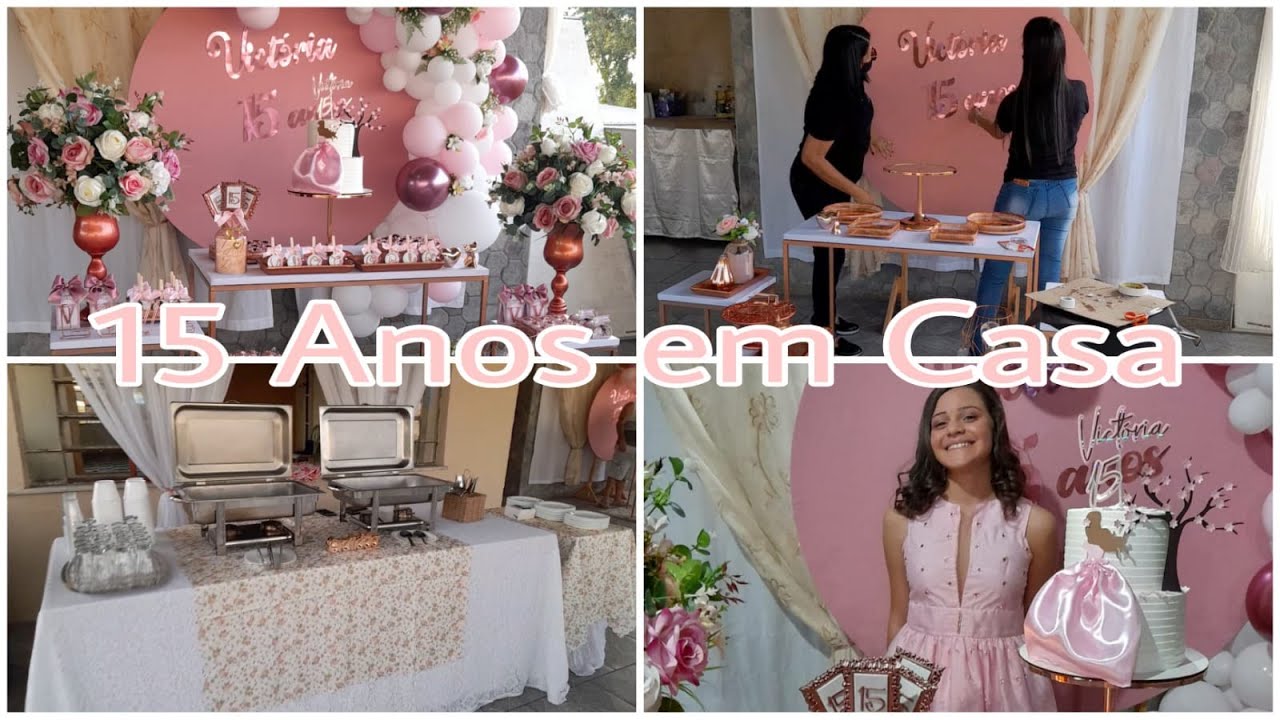 FIZ A FESTA DE 15 ANOS DA MINHA FILHA EM CASA / MUITAS DICAS PARA QUEM VAI FAZER 15 ANOS! #15ANOS