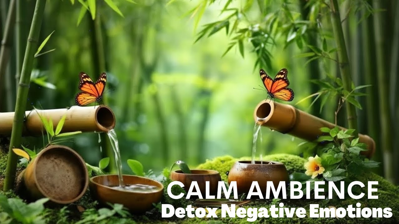 Relaxing Healing Music + Water Sounds 🌿 Stress Relief & Inner Calm
