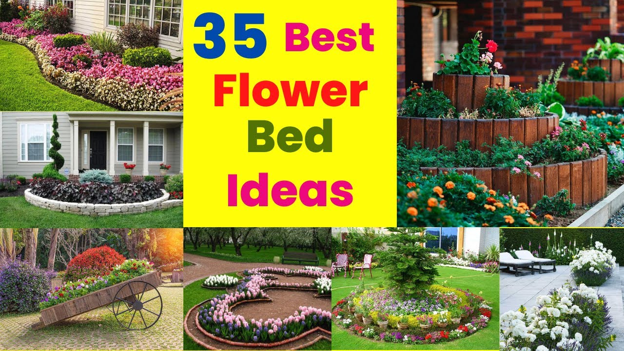 35 Best Flower Bed Ideas  for Front Yard and Back yard 🌿💚 | Swaroopa Diaries
