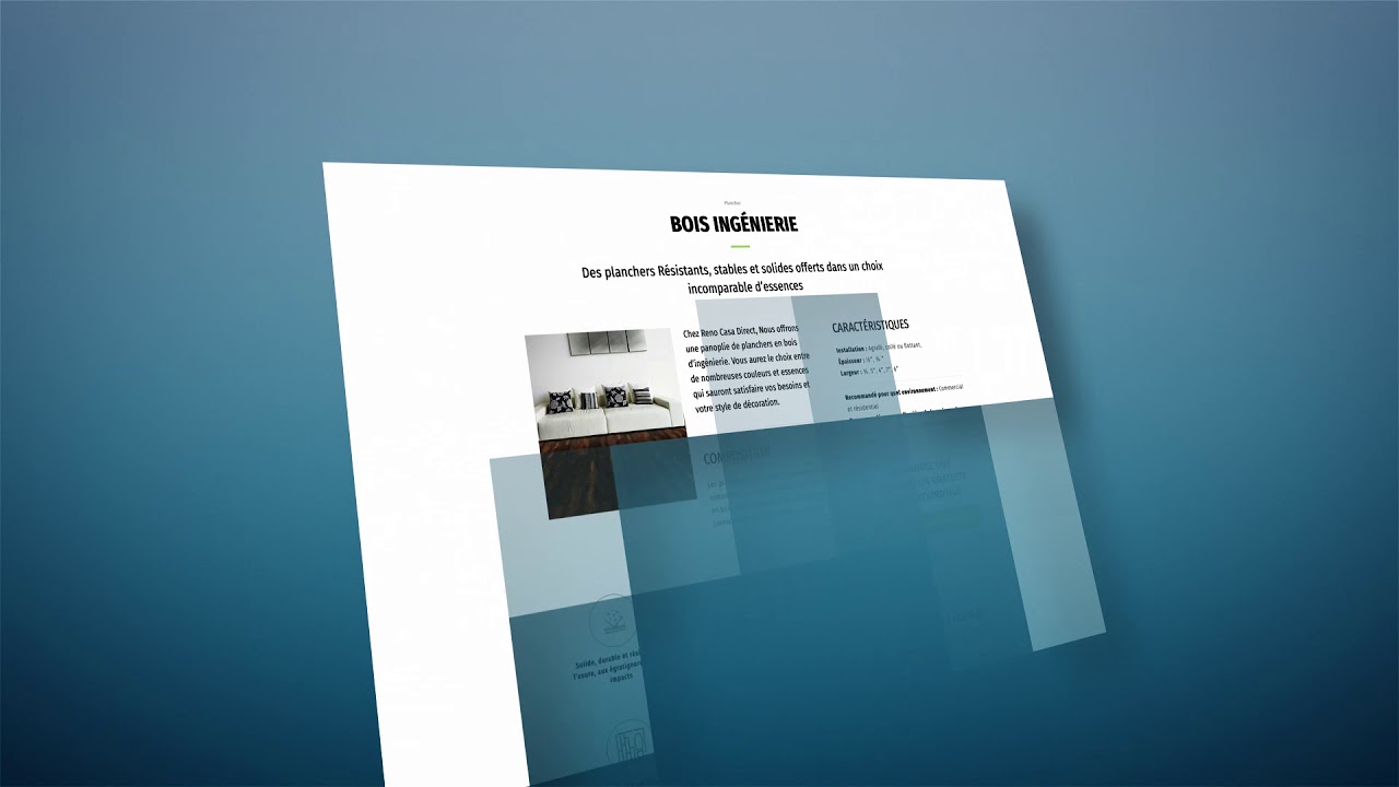 Web Design Portfolio: Plancher Casa Reno