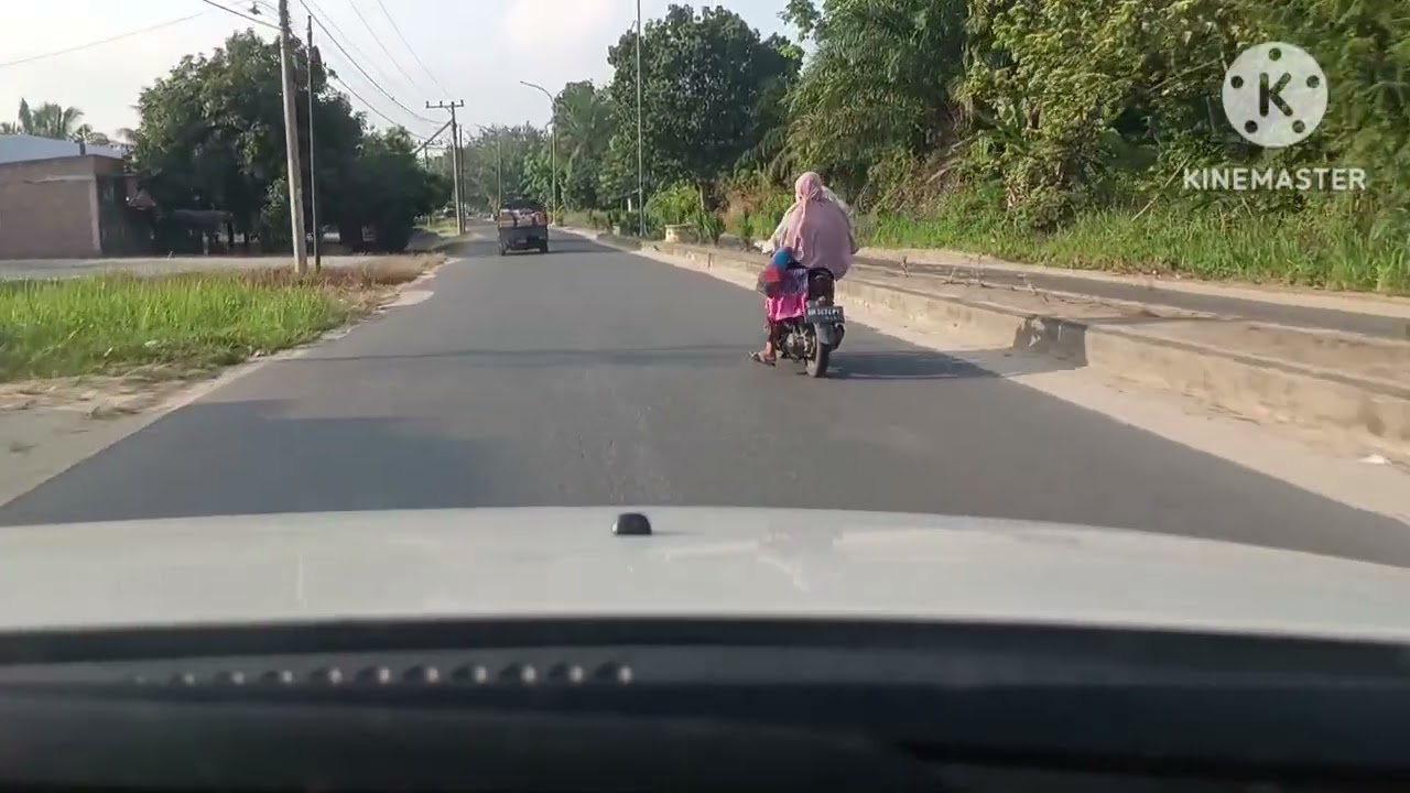 Indahnya Jln. Dari Sp Solah ke Desa Banjar XII Rokan hilir 