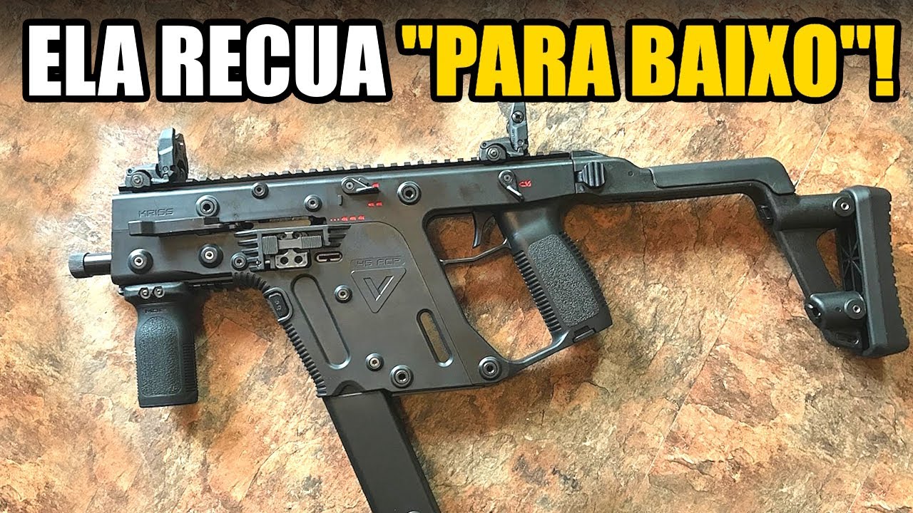 Submetralhadora  Kriss Vector e seu “recuo invertido”!