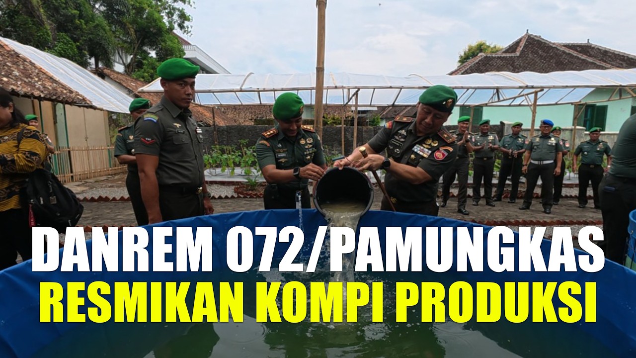 DANREM RESMIKAN KOMPI PRODUKSI KODIM PURWOREJO