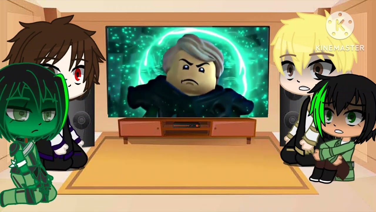 Past Wu, Garmadon and Morro + Season 8 Morro react to some video's -//Master of Storm AU//- MY AU