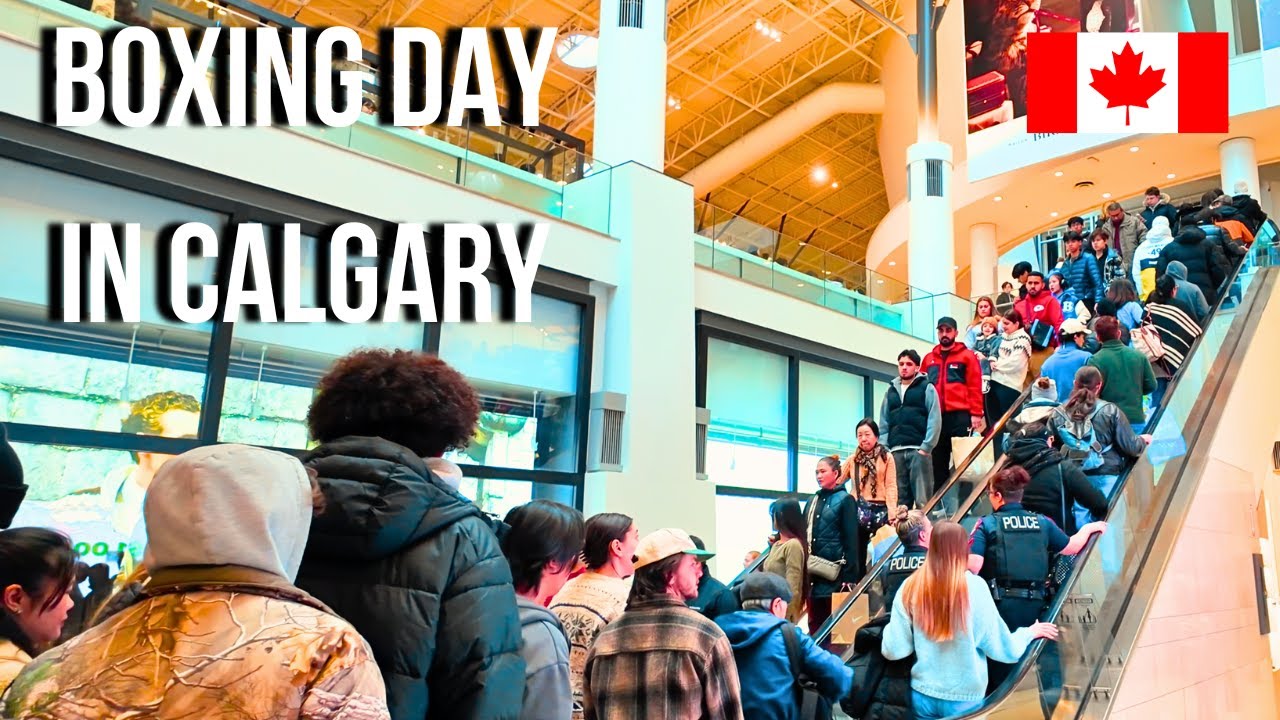 Chinook Mall Boxing Day Rush | Calgary 🇨🇦 4K Walking Tour