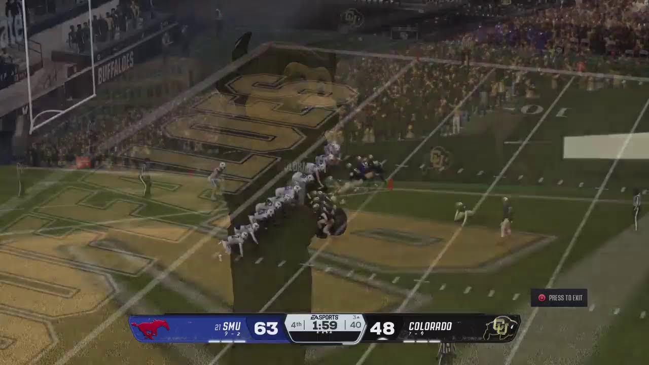 NCFB S5 Week 13: #21 SMU @ Colorado PT.2
