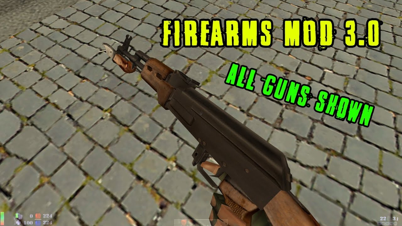 All Guns Shown - Firearms 3.0: Half-Life mod