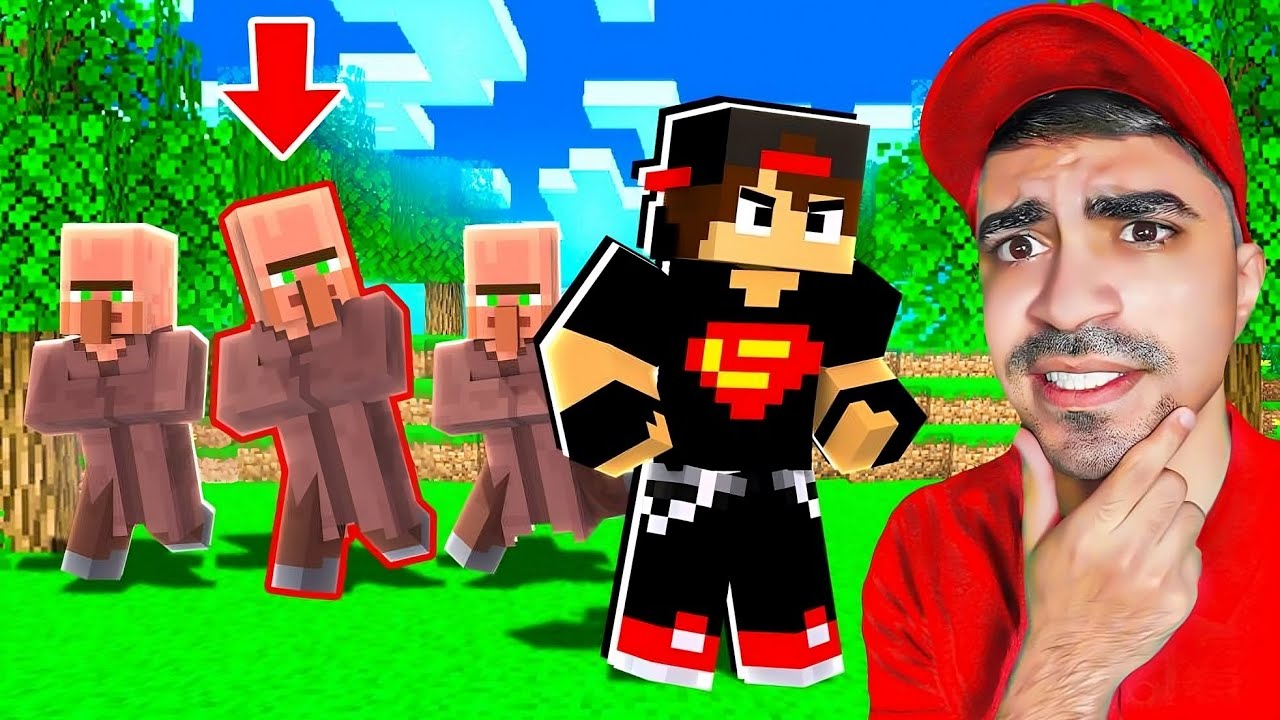 ماين كرافت #5 : لقيت اول قرية! 😱🔥😭 - MINECRAFT