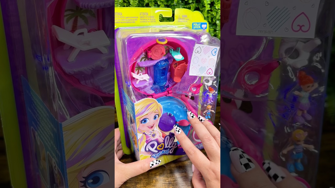 Polly Pocket Compact Playset Flamingo 🦩ASMR [no talking]