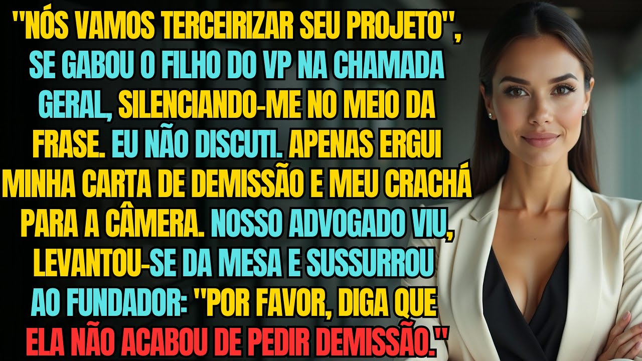 Ela Pediu Demissão Na Reunião Geral — E Deixou A Empresa Inteira Sem Palavras