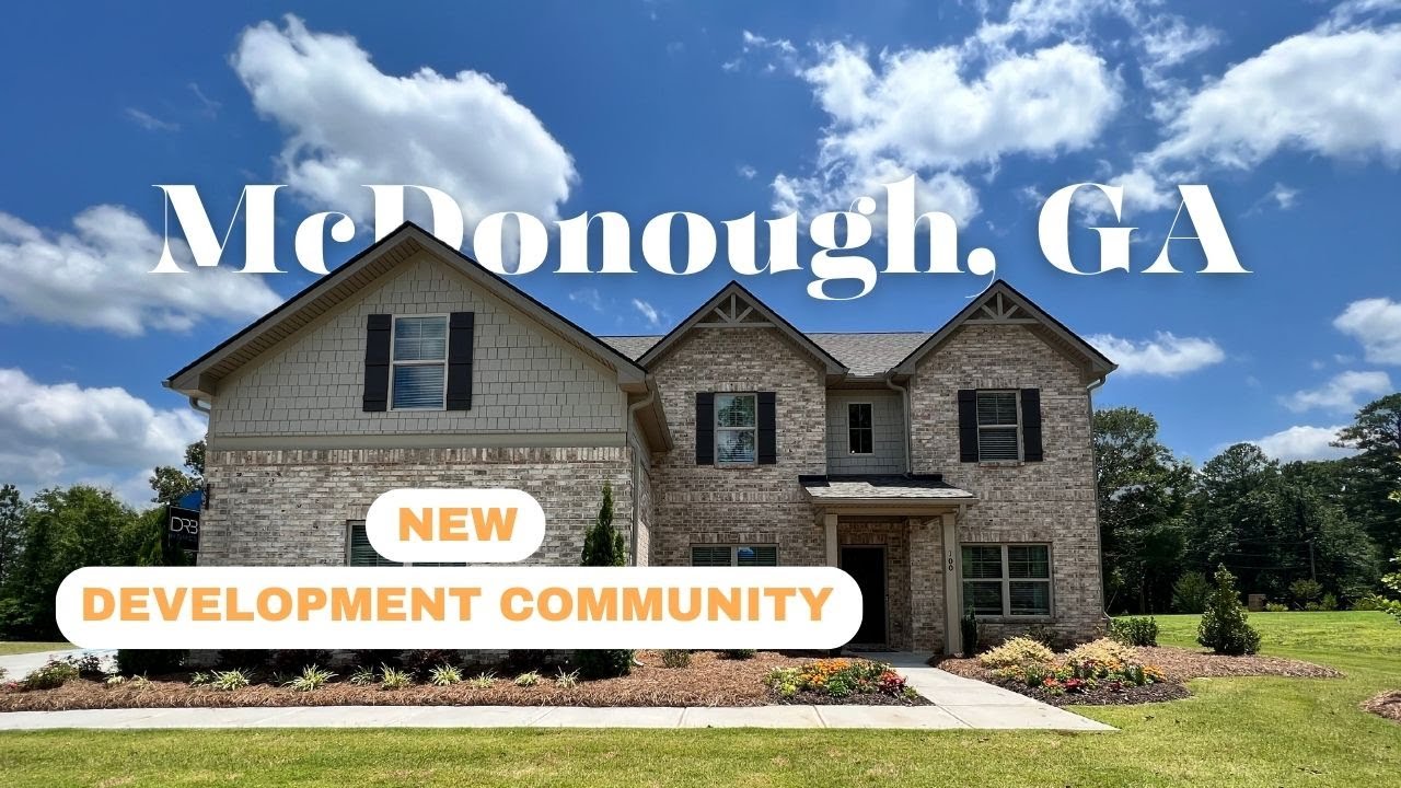 Take a Look Inside This NEW DEVELOPMENT COMMUNITY in McDonough GA - INCREDIBLE Model Home