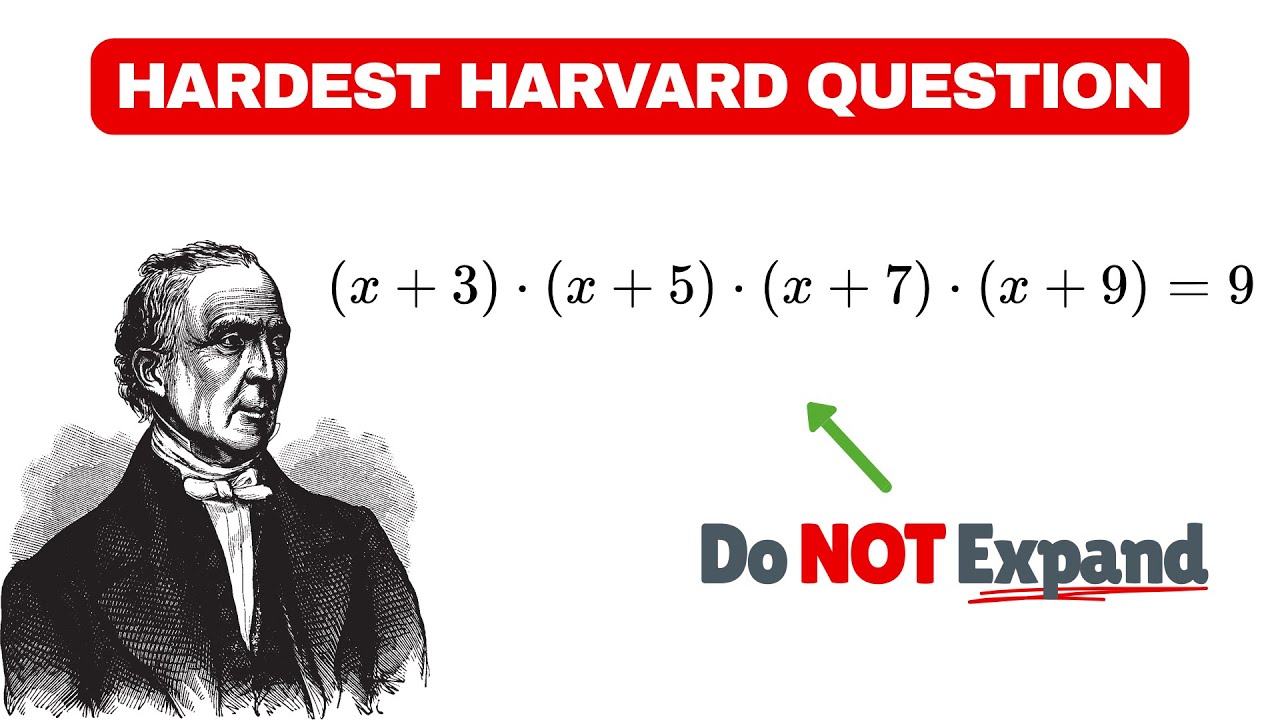 can you solve a Harvard level question