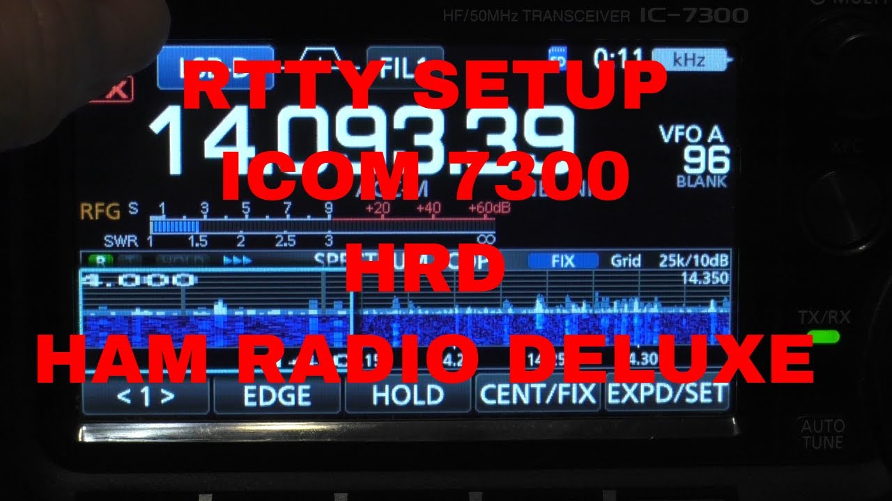 Ham Radio Deluxe & Icom IC-7300 for RTTY Setup: A Beginner's Guide