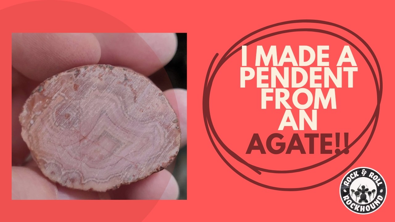 Я СДЕЛАЛА ПРЕКРАСНЫЙ КУЛОН ИЗ АГАТТА!!