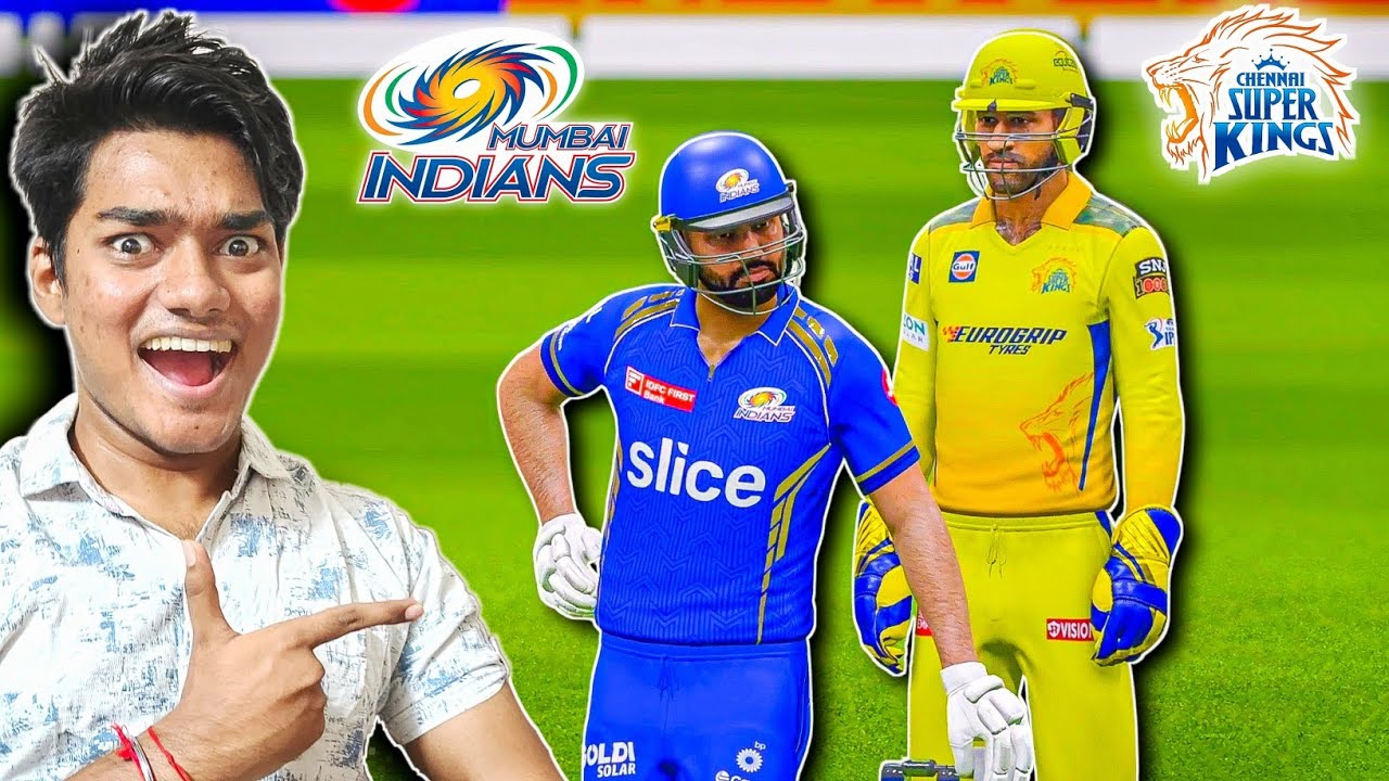 CSK 🆚 Mi - CRICKET 24 | Biggest Rivalry🔥