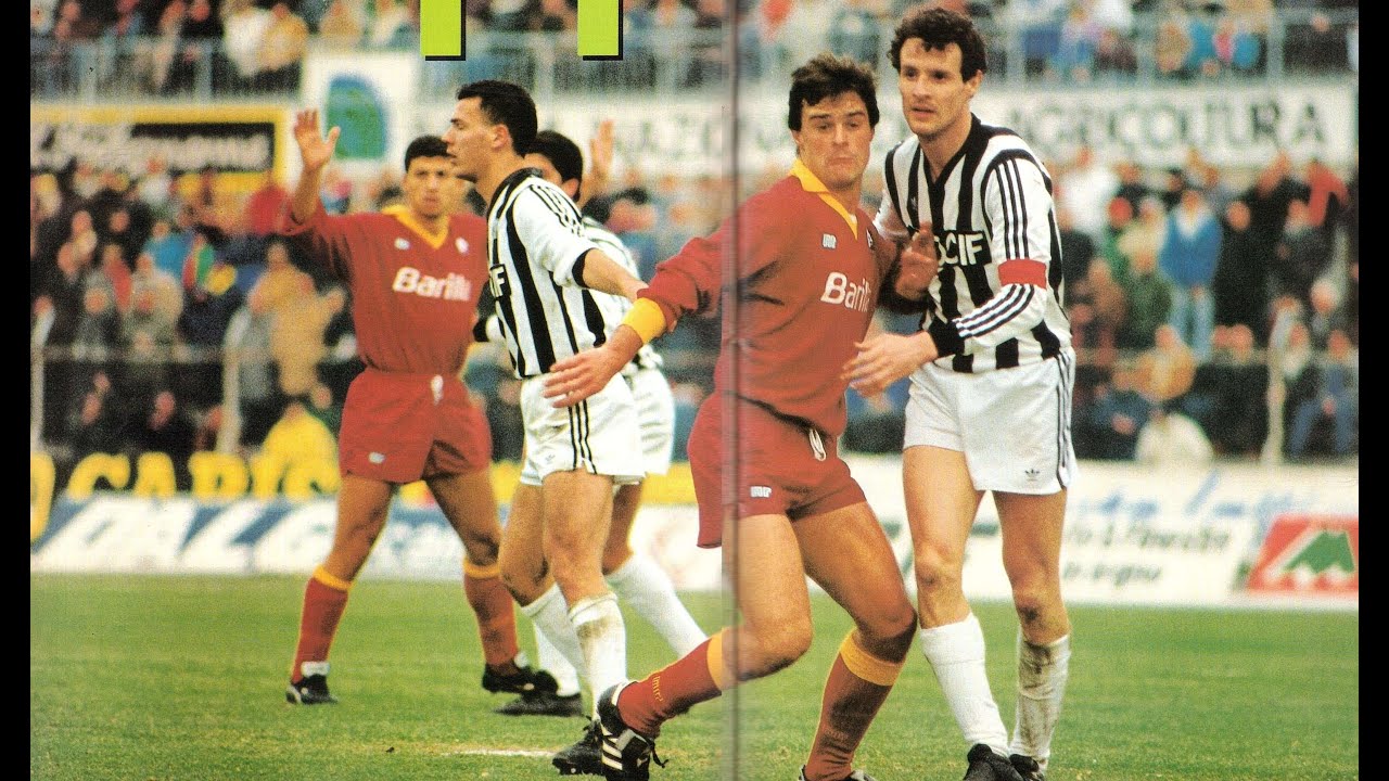 Ascoli-ROMA 1-1 TEMPESTILLI 2&ordf; giornata Ritorno 14-01-1990