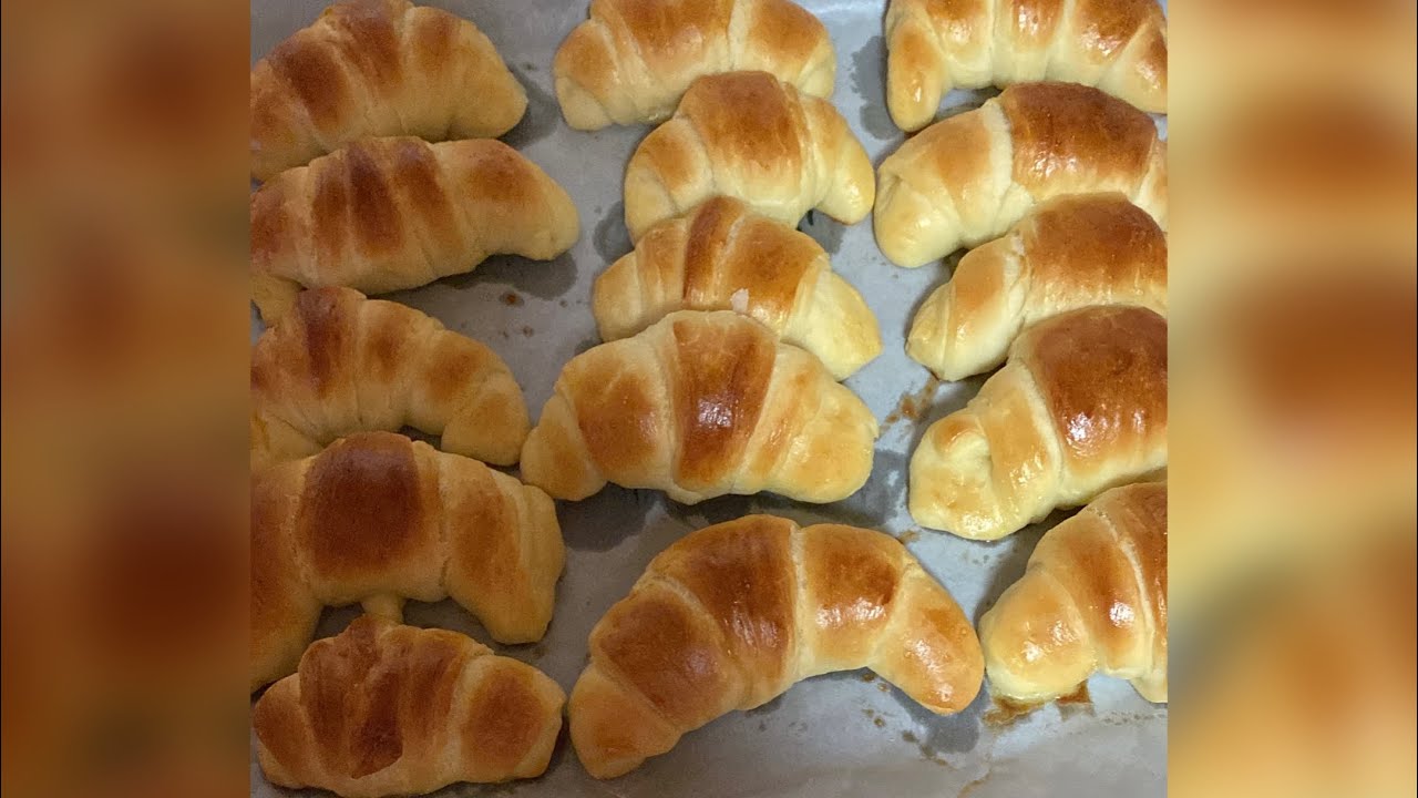 Рогалики.Тәтті нан.Булочки домашние.Қамыры жұмсақ үлпілдек😋