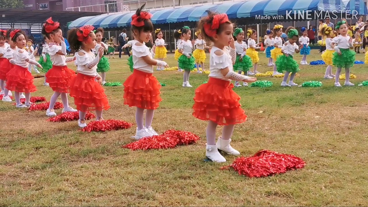 เต้นเปิดงานกีฬาสี อนุบาล ประจำปี 2562  #โรงเรียนกสิณธรเซนต์ปีเตอร์ #เต้นกีฬาสี